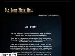 Sites similar to oldtownmusichall.org