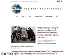 Sites similar to oldtowntoastmasters.org