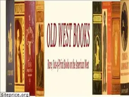 Sites similar to oldwestbooks.com