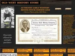 Sites similar to oldwesthistorystore.com