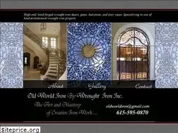 Sites similar to oldworldiron.com