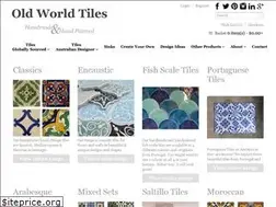 Sites similar to oldworldtiles.com.au