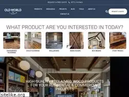 Sites similar to oldworldtimber.com
