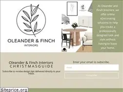 Sites similar to oleanderandfinch.com