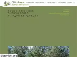 Sites similar to oleiculteursdupaysdefayence.fr