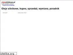 Sites similar to olejesilnikowe.pl