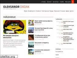 Sites similar to oleksandrdadak.com