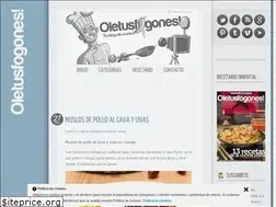 Sites similar to oletusfogones.es