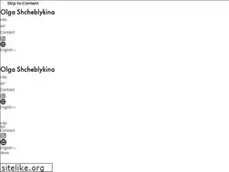 Sites similar to olgashcheblykina.com