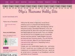 Sites similar to olgasmacrame.com
