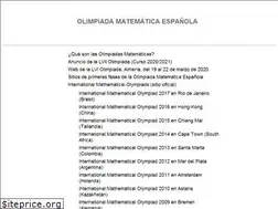 Sites similar to olimpiadamatematica.es