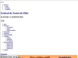 Sites similar to oliteteatrofestival.com