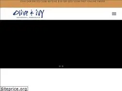 Sites similar to oliveandivyrestaurant.com