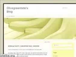 Sites similar to olivegreentote.wordpress.com