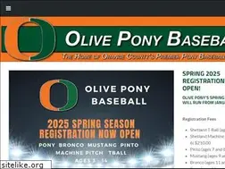 Sites similar to oliveponybaseball.com