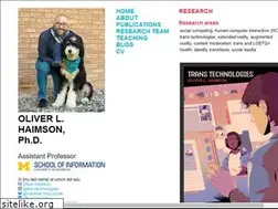 Sites similar to oliverhaimson.com
