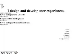 Sites similar to oliverjam.es