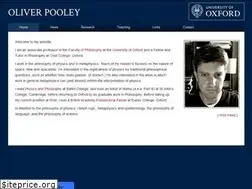 Sites similar to oliverpooley.org