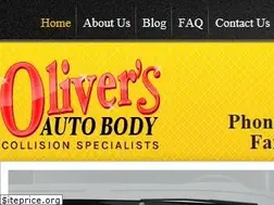 Sites similar to oliversautobody.com