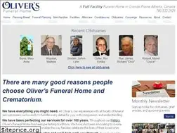 Sites similar to oliversfuneralhome.com
