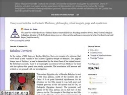 Sites similar to oliverstjohn-thelema.blogspot.com