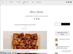 Sites similar to olivesnthyme.com