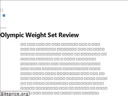 Sites similar to olympicweightsetreview.com