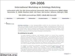 Sites similar to om2006.ontologymatching.org