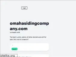 Sites similar to omahasidingcompany.com