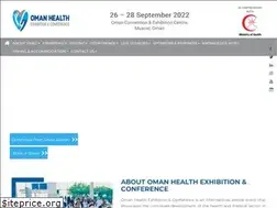 Sites similar to omanhealthexpo.com