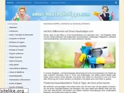 Sites similar to omas-haushaltstipps.com