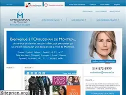 Sites similar to ombudsmandemontreal.com