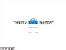 Sites similar to ombudsmanforum.ca