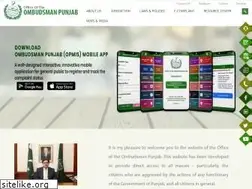 Sites similar to ombudsmanpunjab.gov.pk