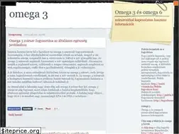 Sites similar to omega3.blog.hu