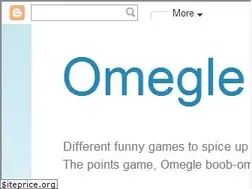 Sites similar to omegle-games.blogspot.com