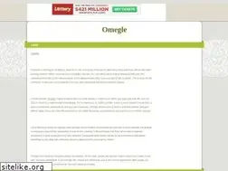 Sites similar to omegle7.tripod.com