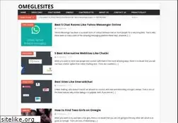 Sites similar to omeglesites.net
