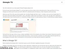 Sites similar to omeglestrangers.com