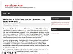 Sites similar to omeriqbal.com