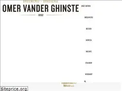 Sites similar to omervanderghinste.be