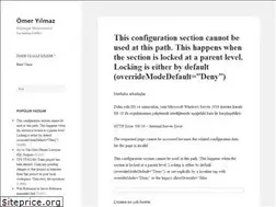 Sites similar to omeryilmaz.me