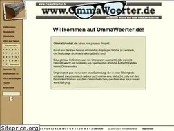 Sites similar to ommawoerter.de