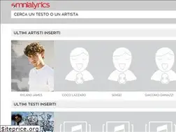 Sites similar to omnialyrics.it