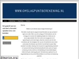 Sites similar to omslagpuntberekening.nl