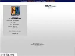 Sites similar to omuw.com