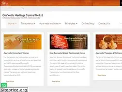 Sites similar to omvedicheritage.com.sg
