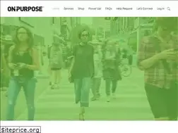 Sites similar to on-purpose.com