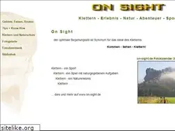 Sites similar to on-sight.de
