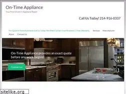 Sites similar to on-timeappliance.com